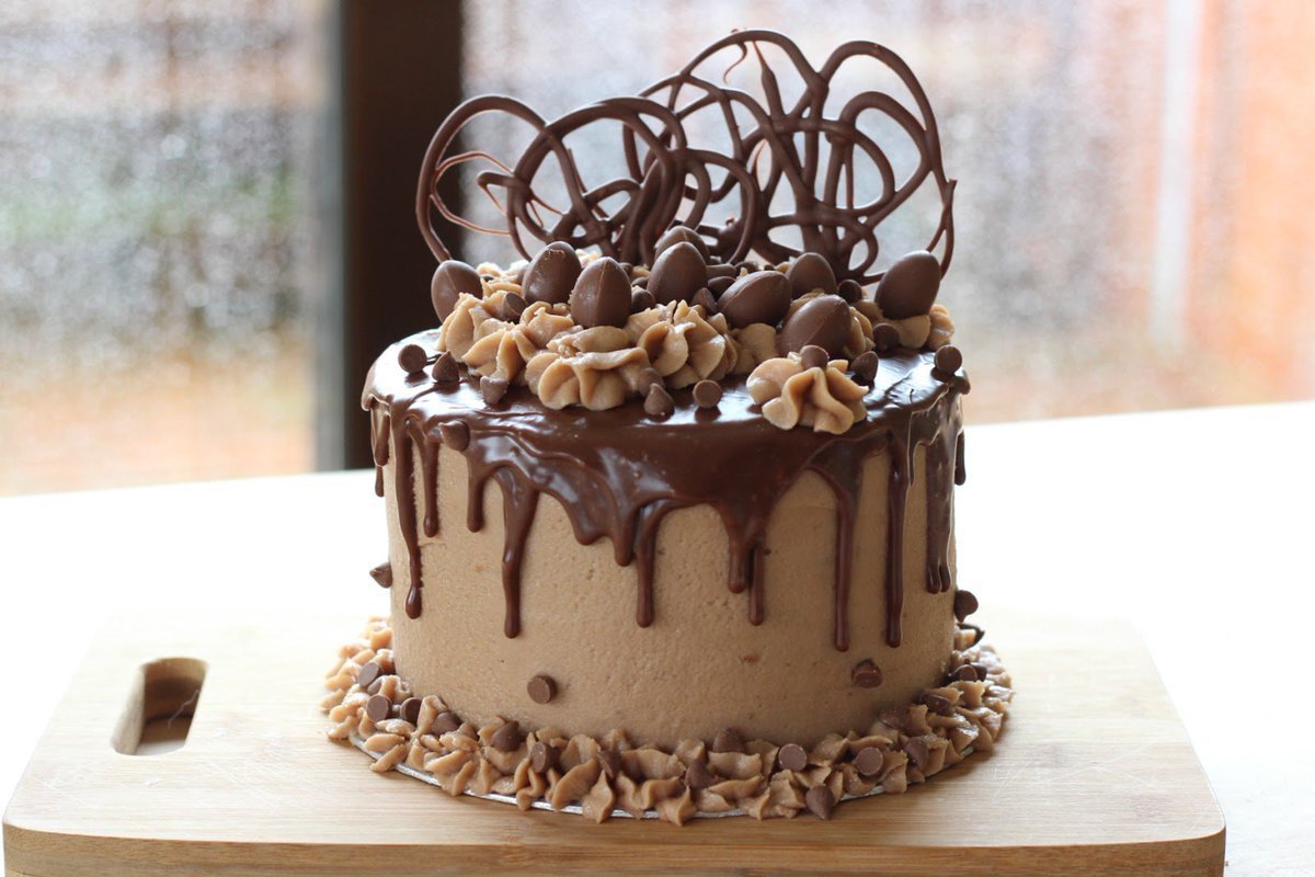 Украшение торта шоколадом растопленным (72 фото)