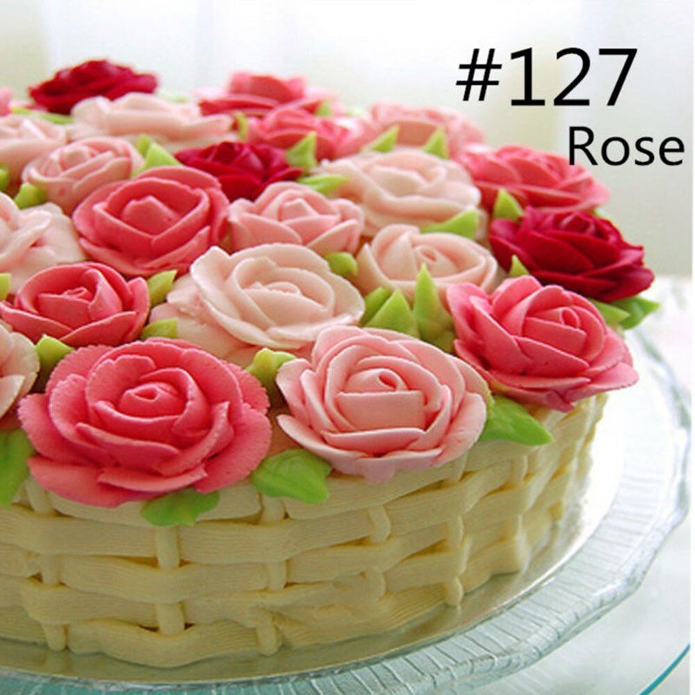 Украшение Торта Розами Из Крема