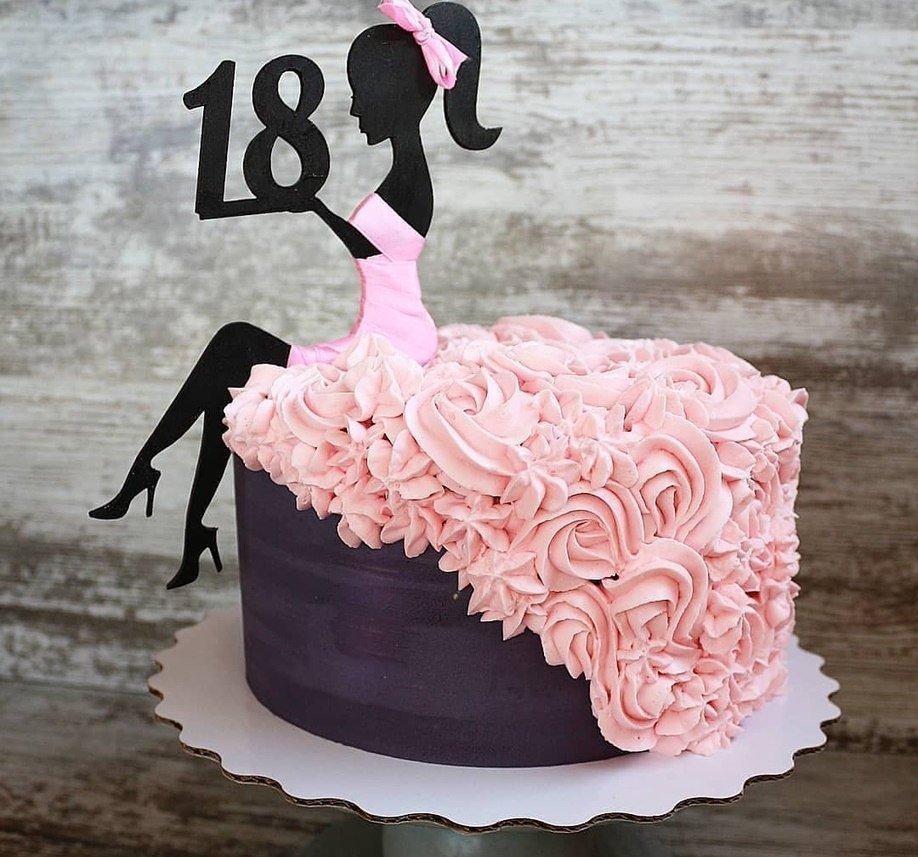 Торт на день рождения 18 лет