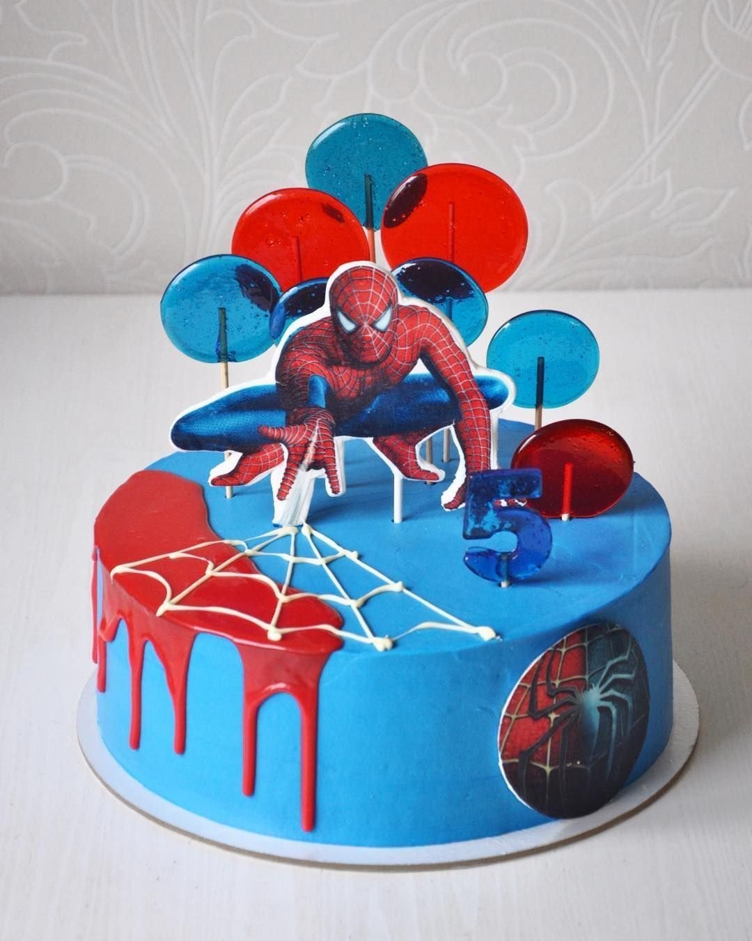 Торт Человек паук на заказ в Москве
