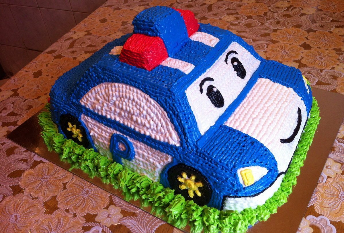 Торт в форме машины - 71 фото