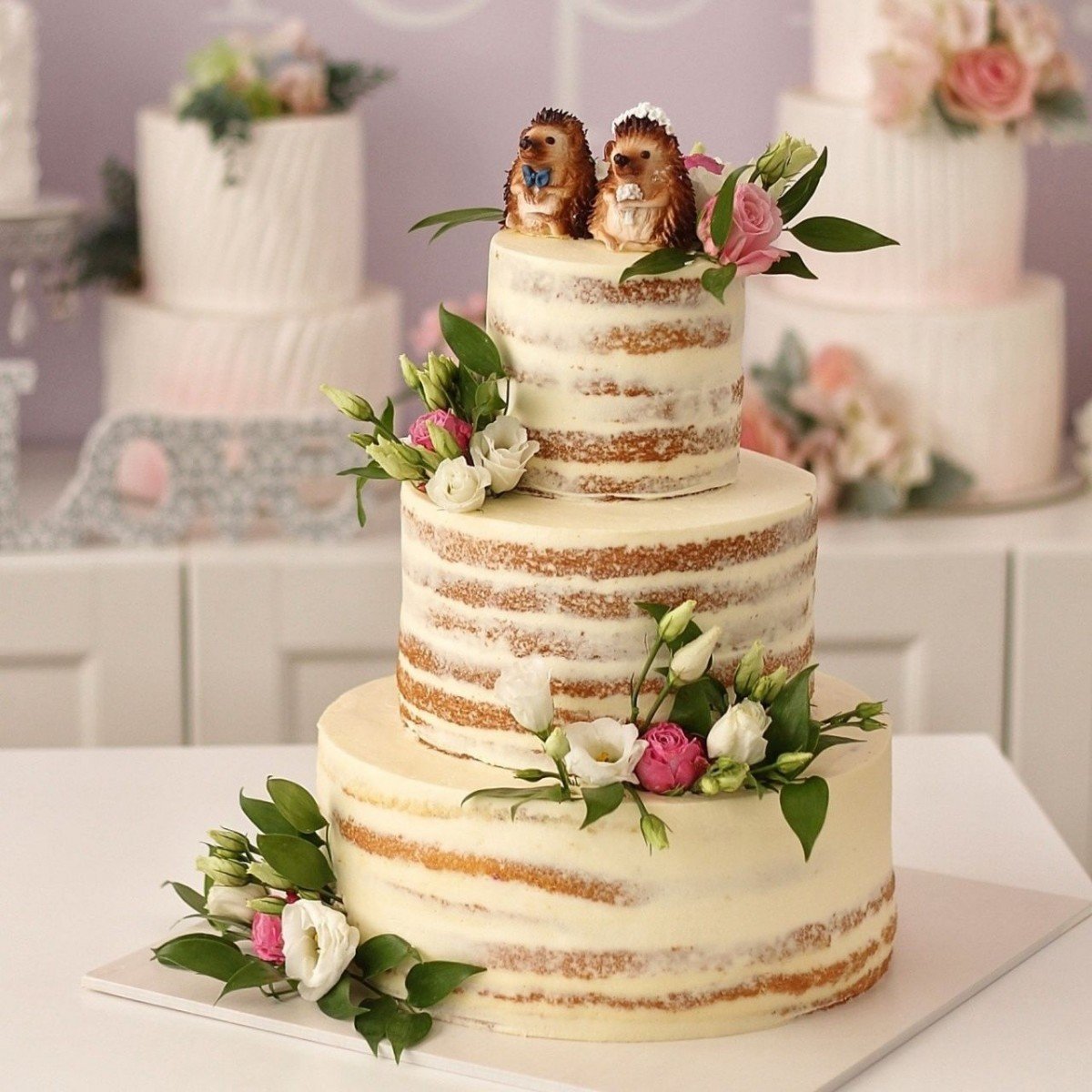Идеи простых и вкусных тортов на свадьбу