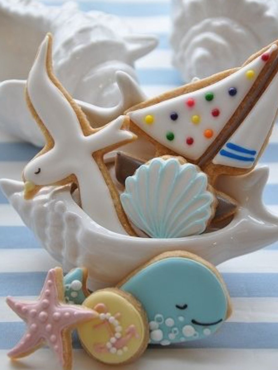 Имбирные пряники в морском стиле