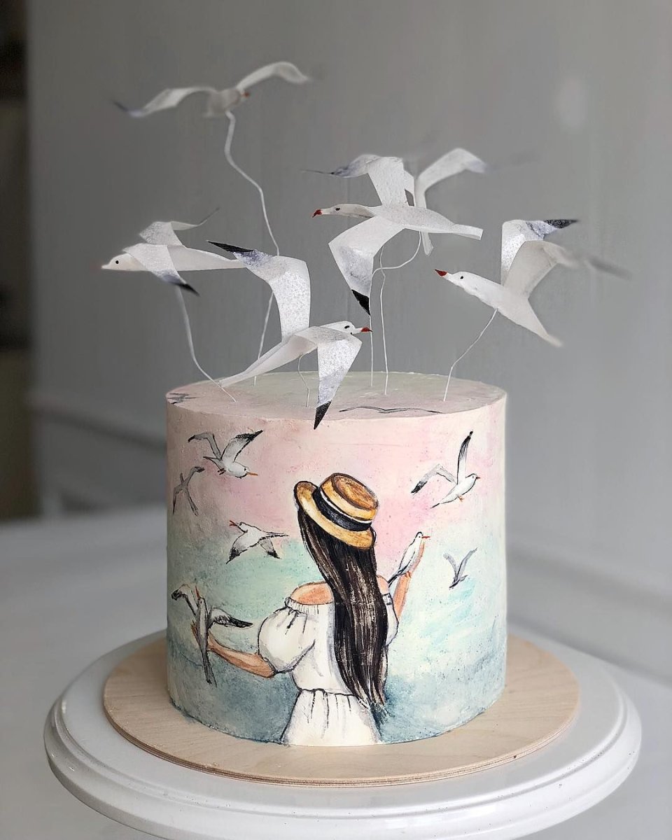 Роспись на торте