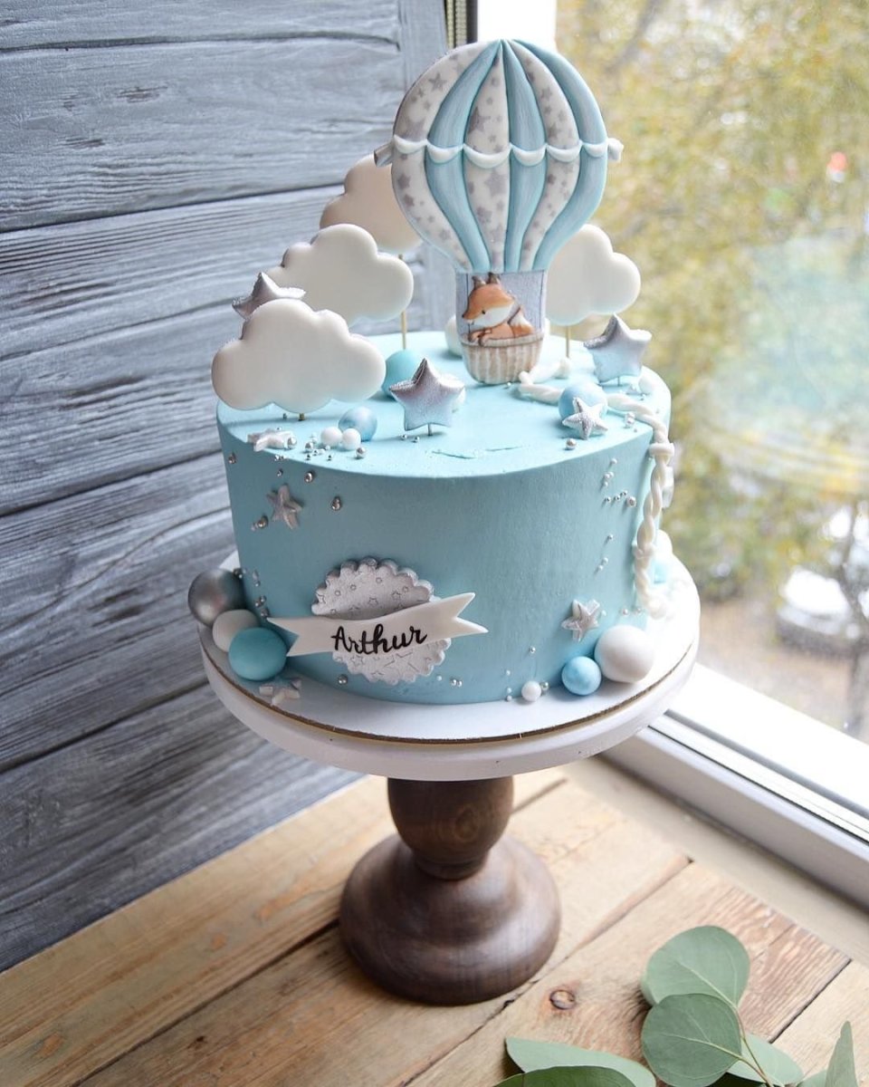 Детский торт с воздушным шаром