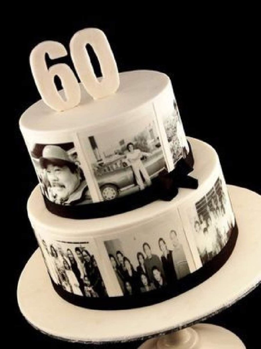 Дизайнерские торты на 60 лет