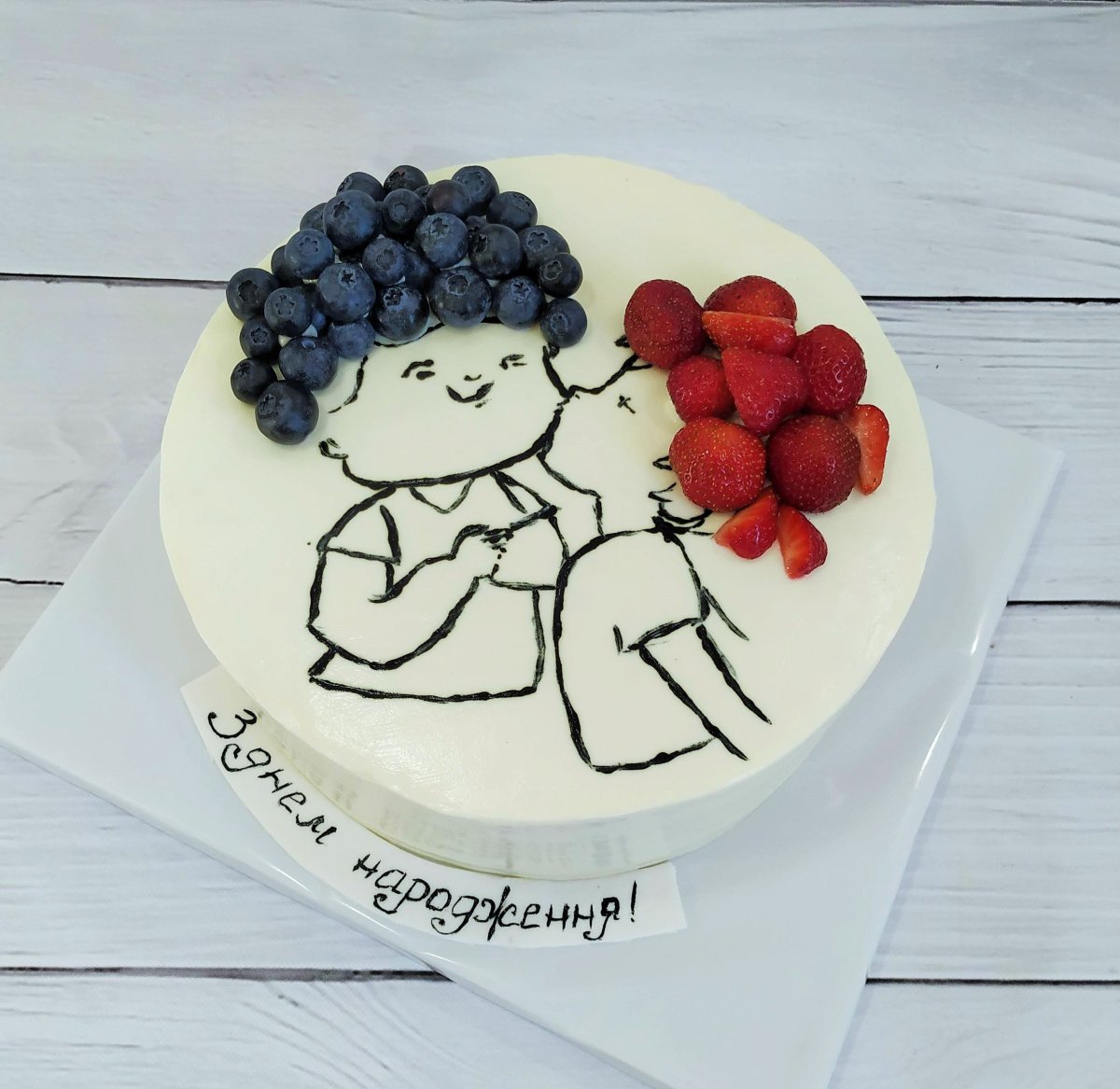 Торт на годовщину свадьбы 11 лет