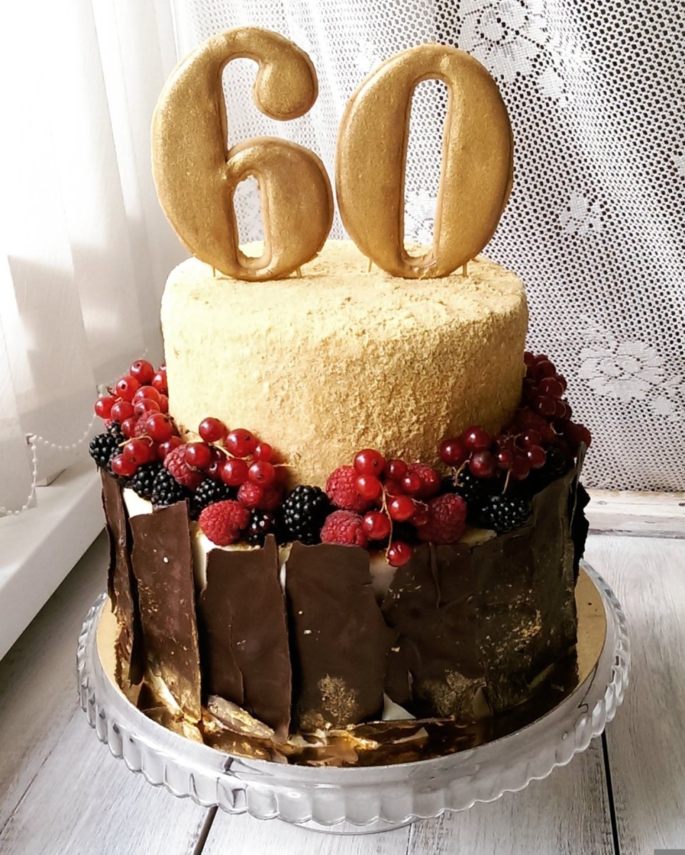 Торт на юбилей 55 лет