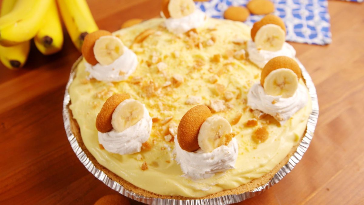Творожно банановый крем для торта