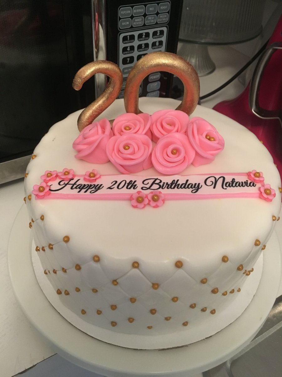 Надпись на торт 20 лет