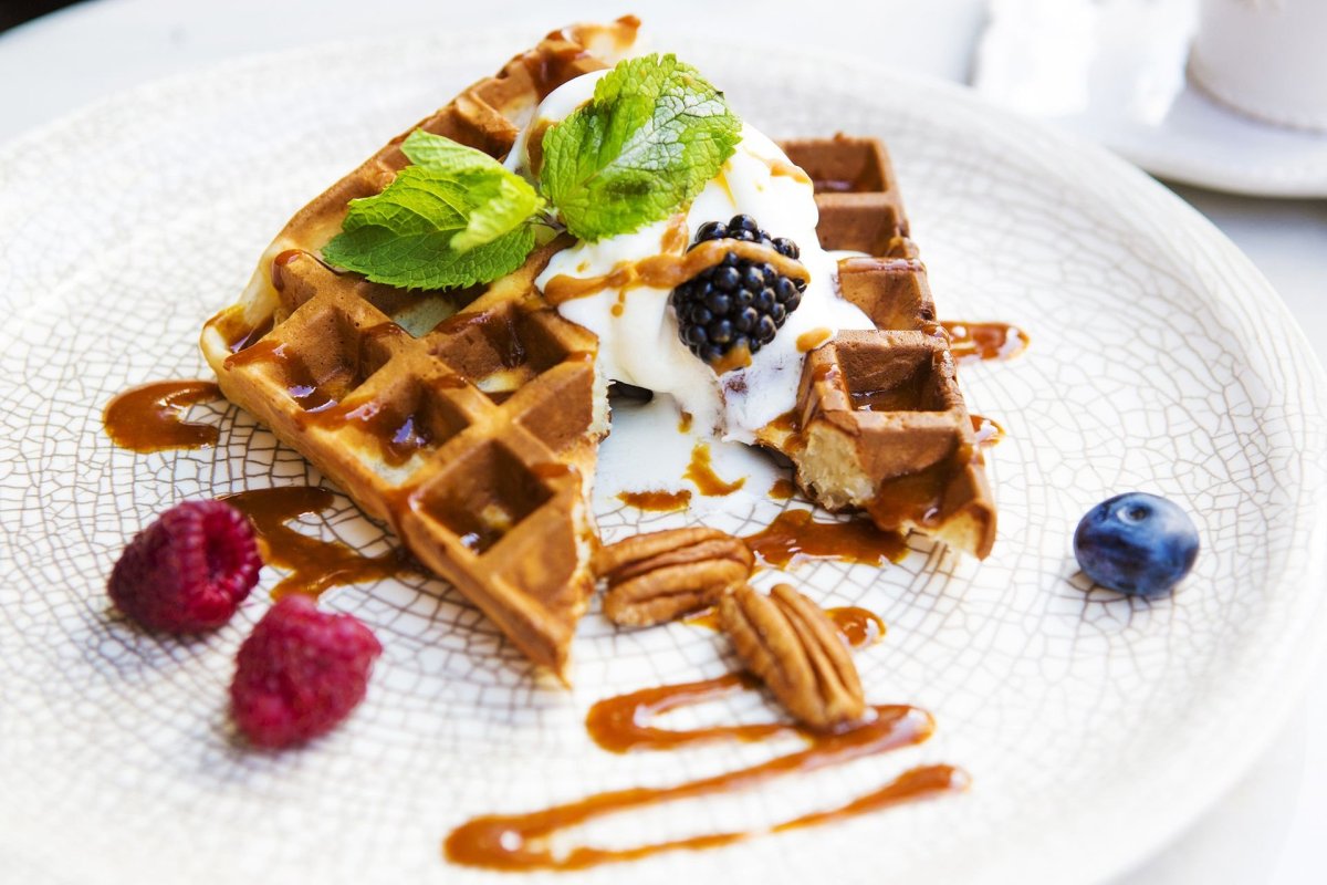 Вафли бельгийские тирамису