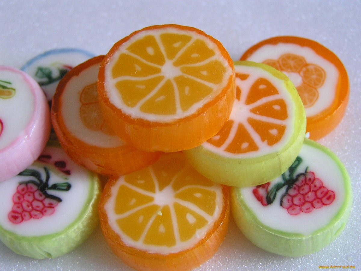 Фруктовые леденцы