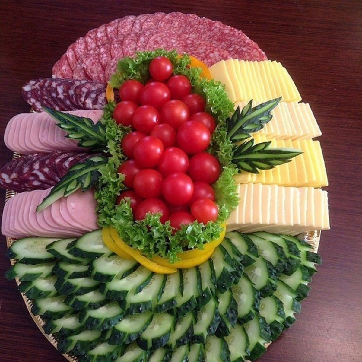 Красивые нарезки на праздничный стол