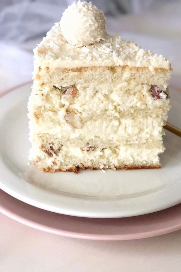 Торт Рафаэлло с малиной