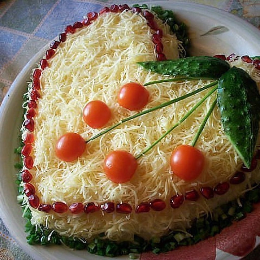 Салат на день рождения вкусные рецепты с фото простые