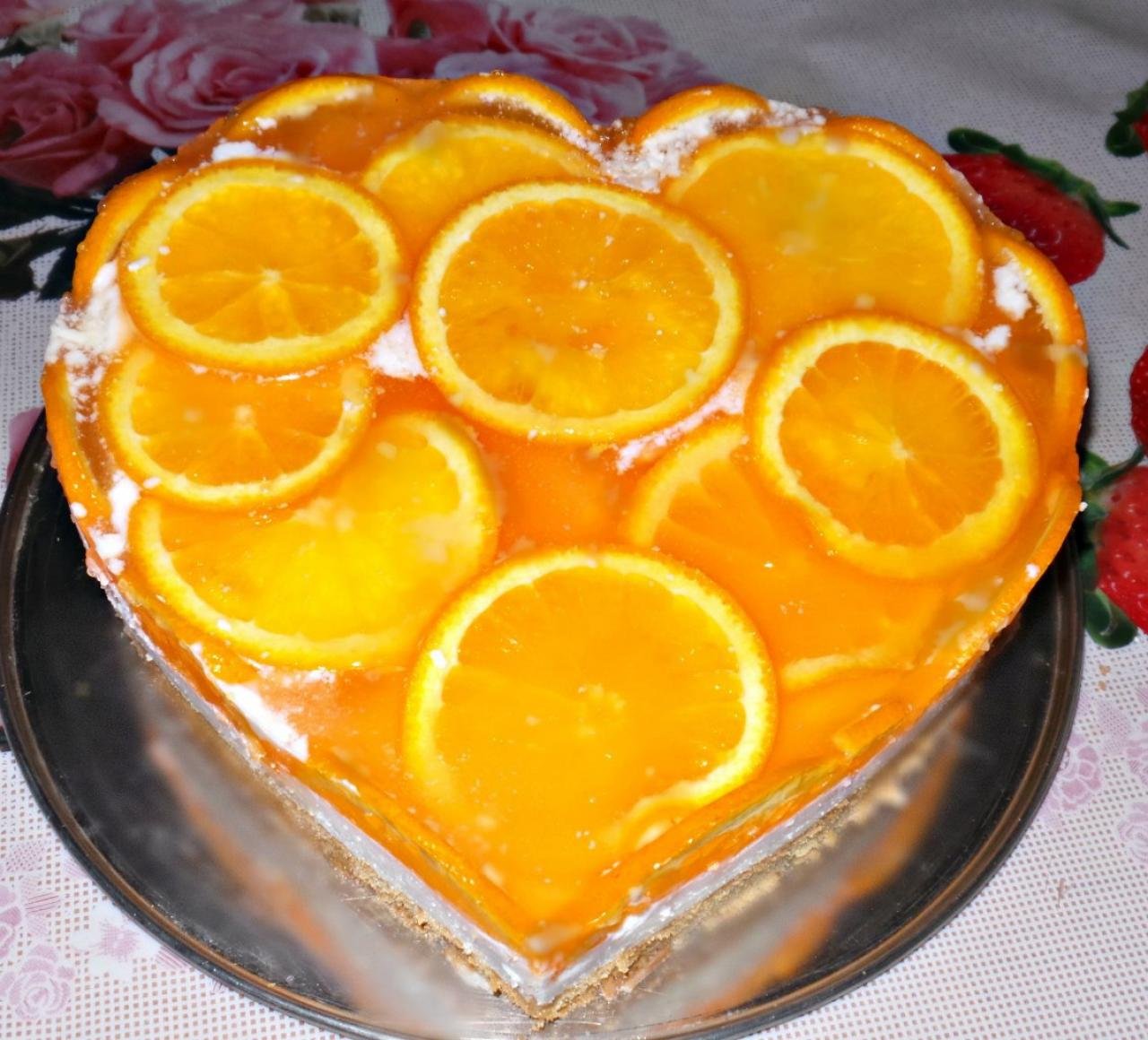 Пирог из свежих мандаринов