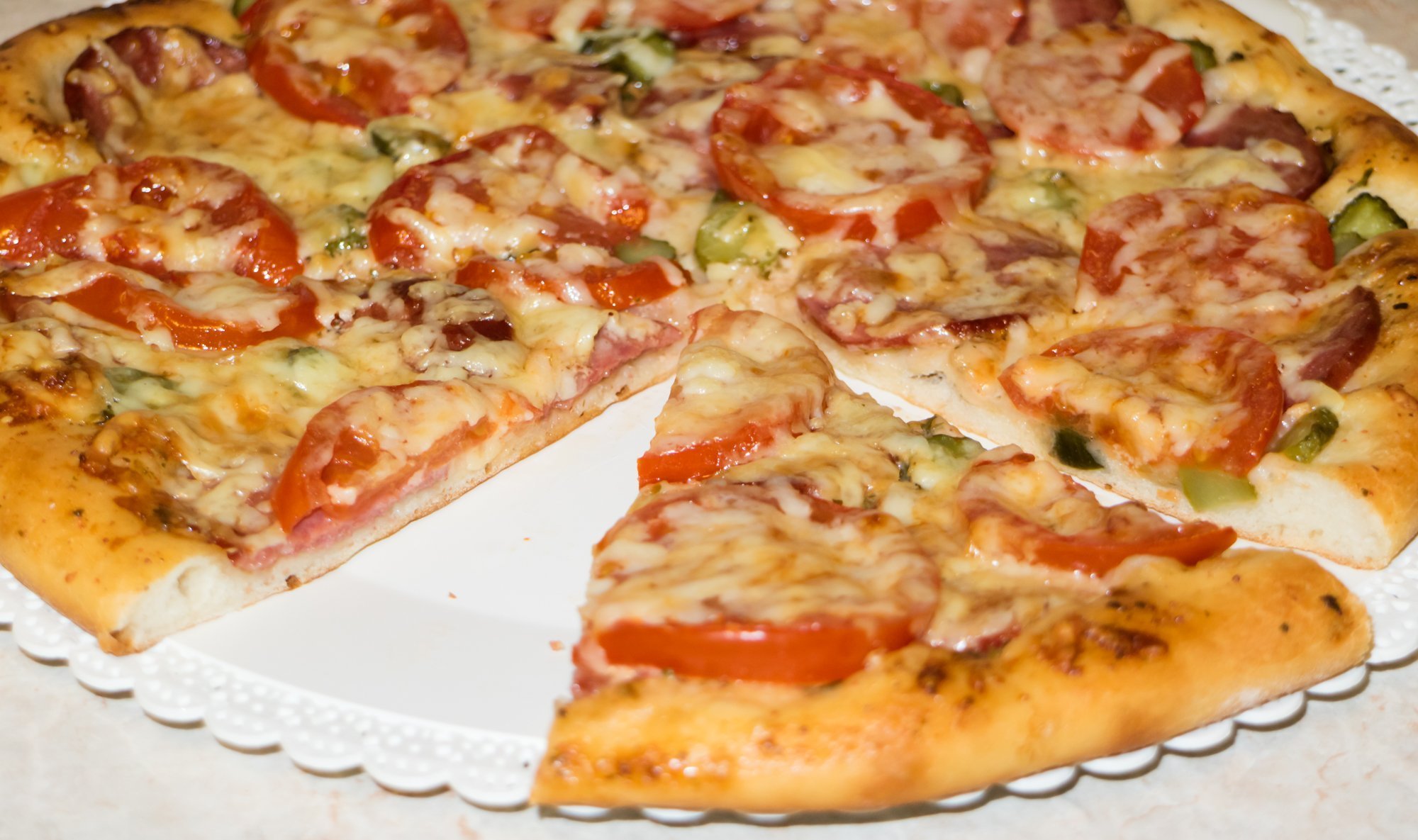 бездрожжевая пицца на кефире в духовке фото 82