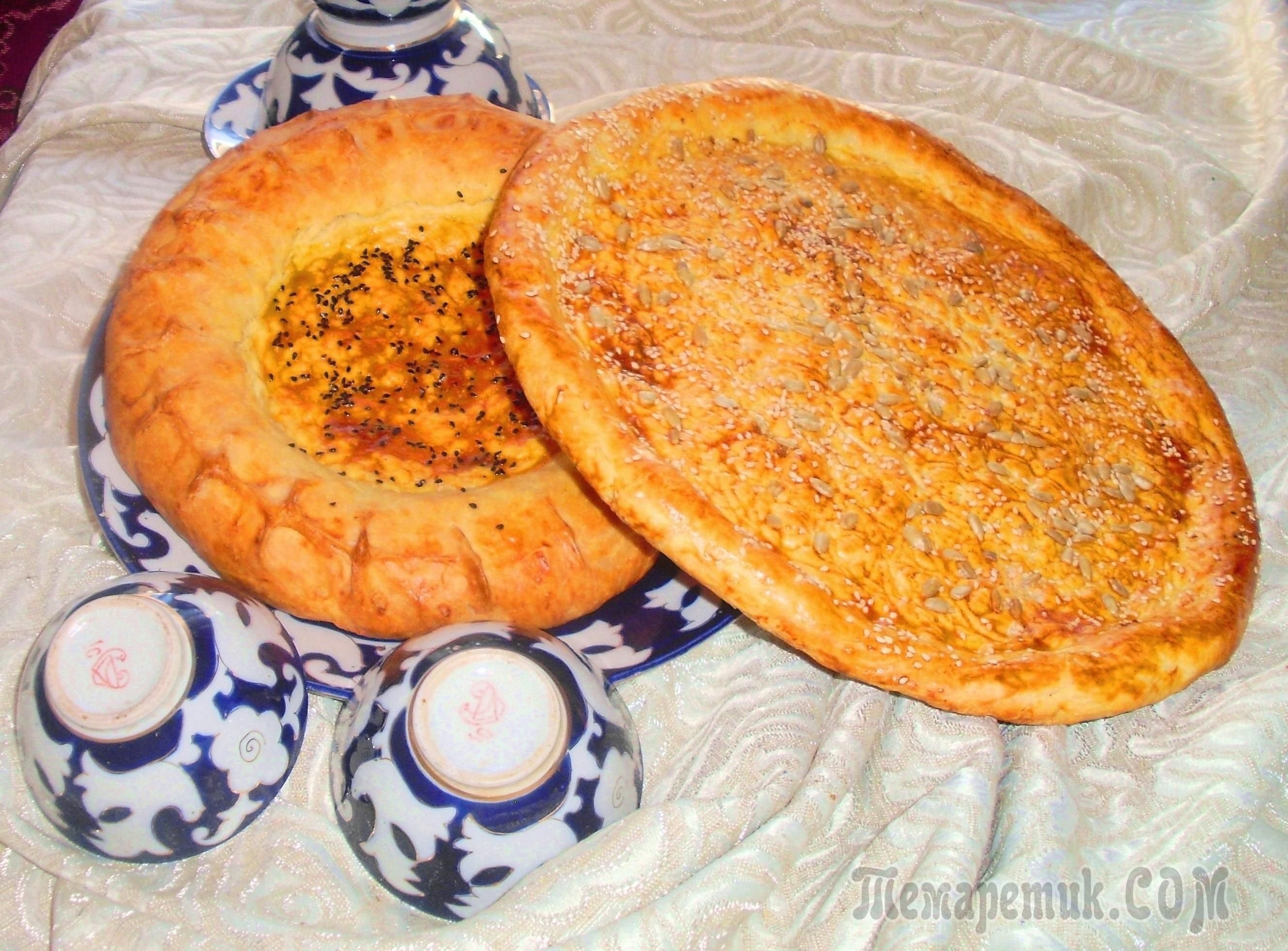 Лепешка узбекская в духовке в домашних условиях