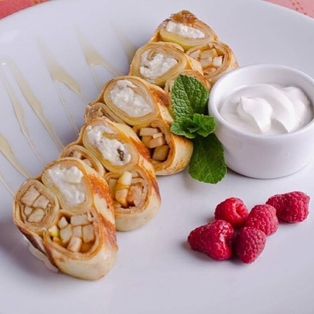 Необычная подача блинов