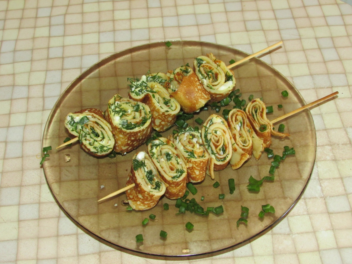 Красивые блюда из блинов