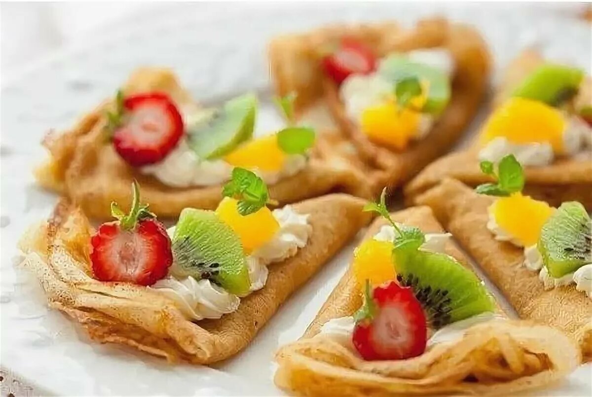 Оригинальная подача блинов