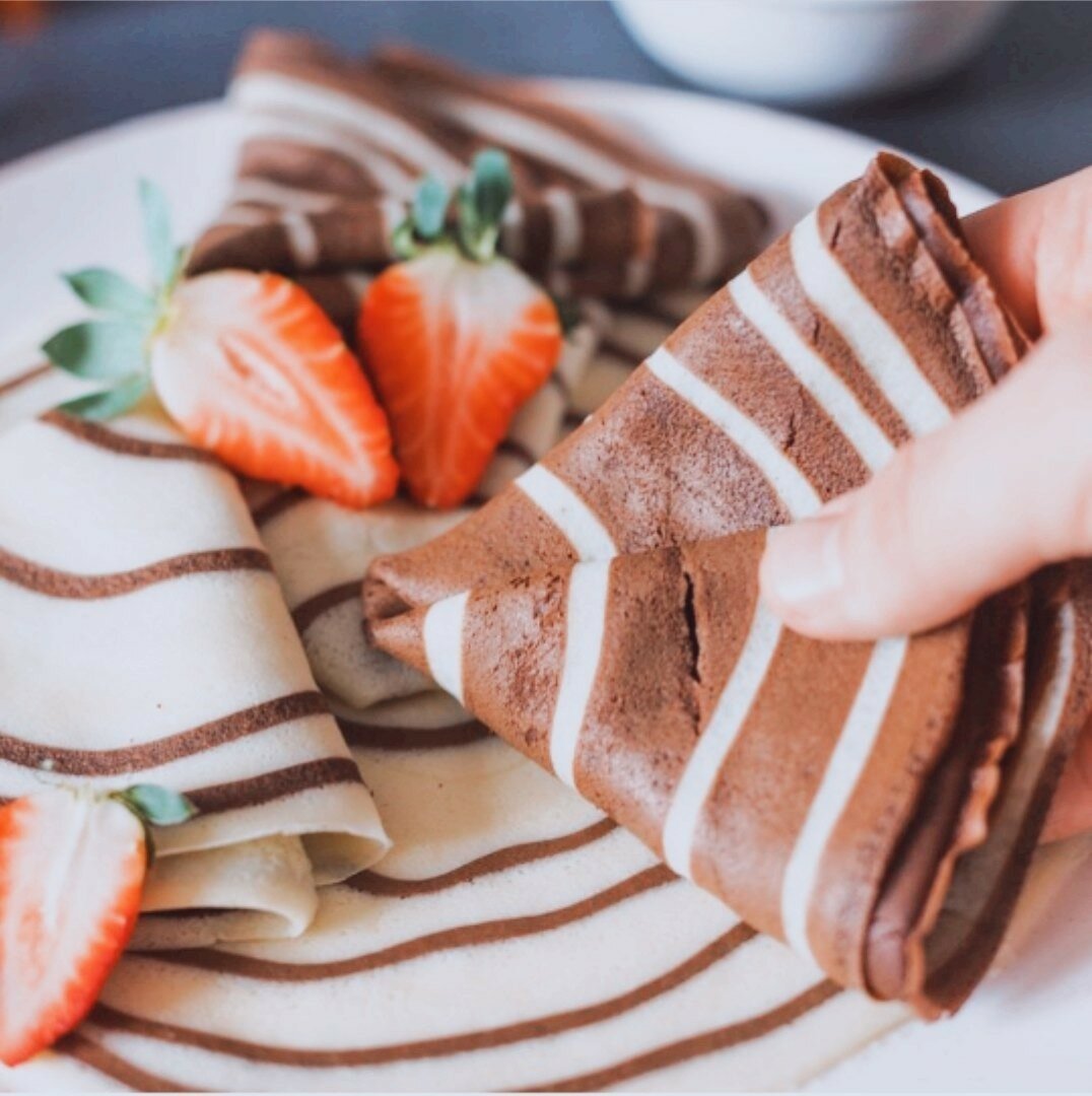 Полосатые блинчики