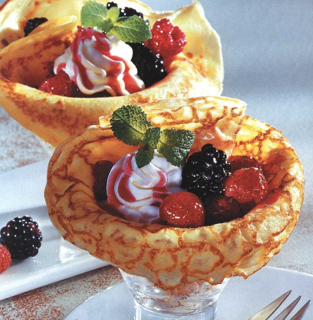 Оригинальная подача блино