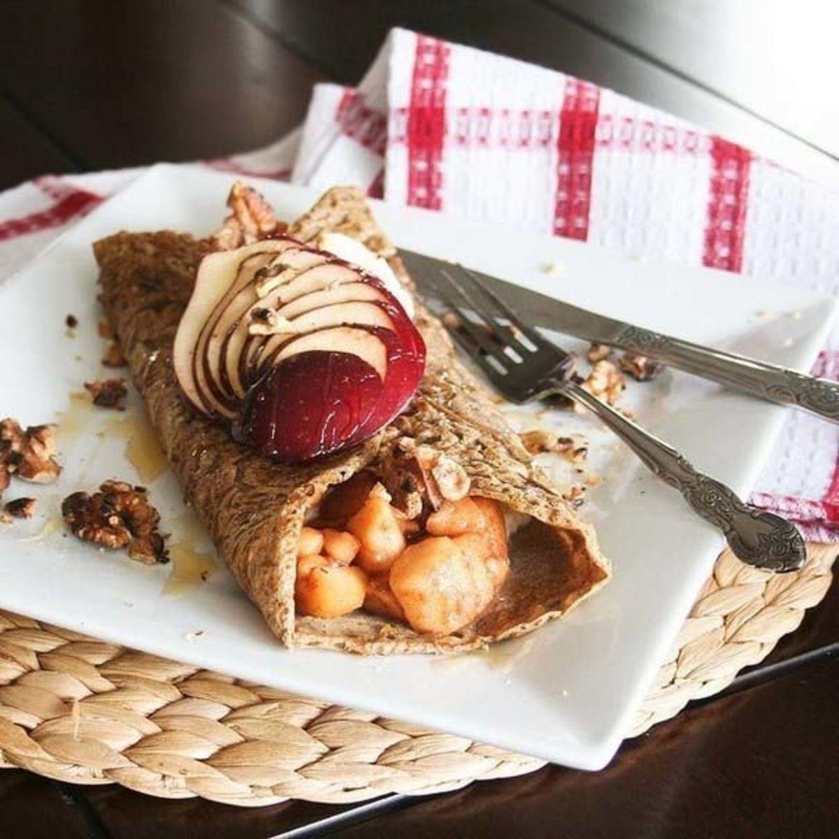 Необычная подача блинов