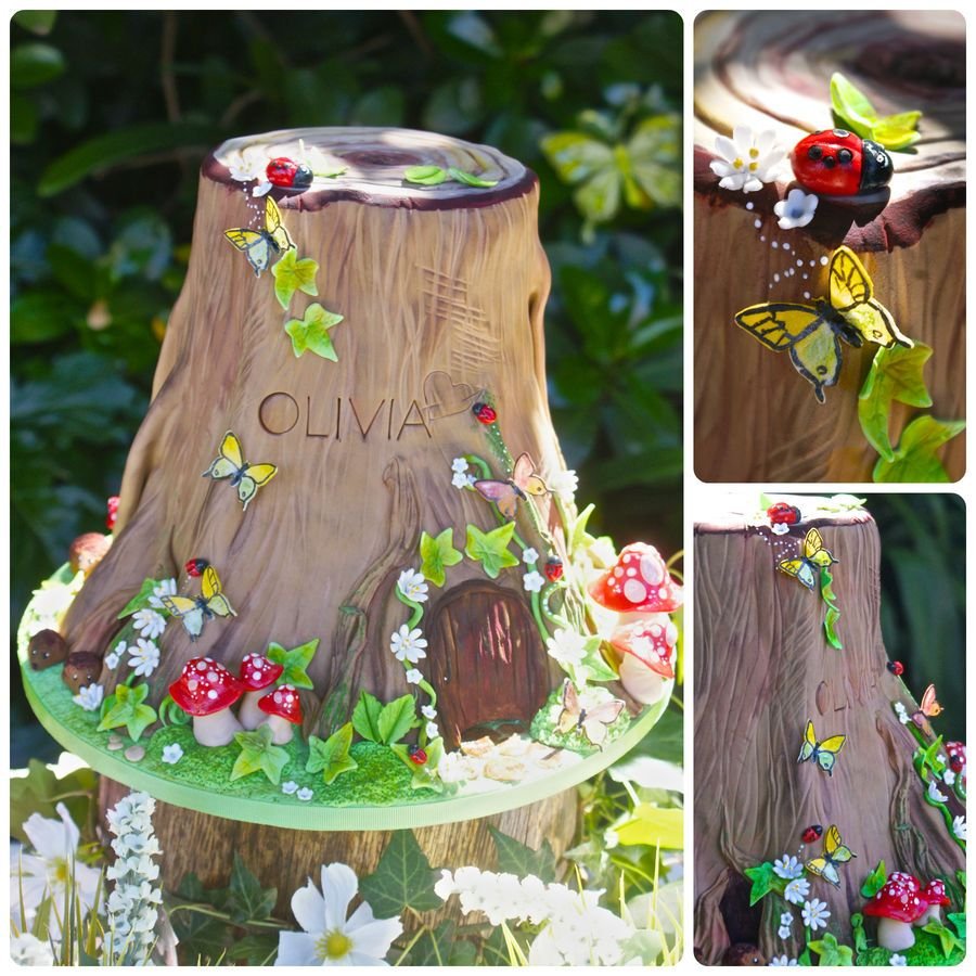 Торт Лесная Поляна с пеньком