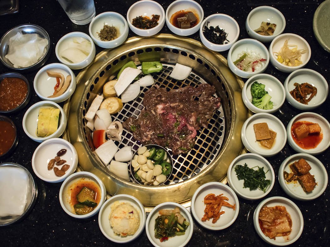 Самгепсаль корейское блюдо