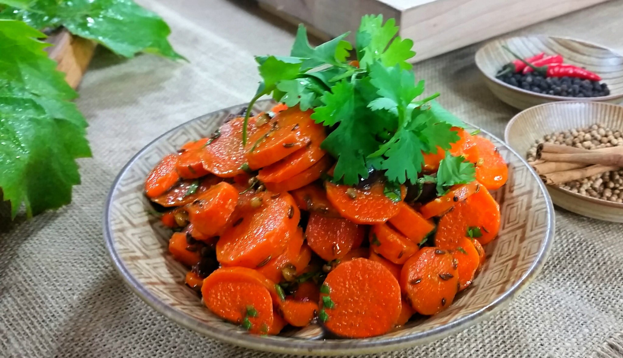 Салат с вареной морковью