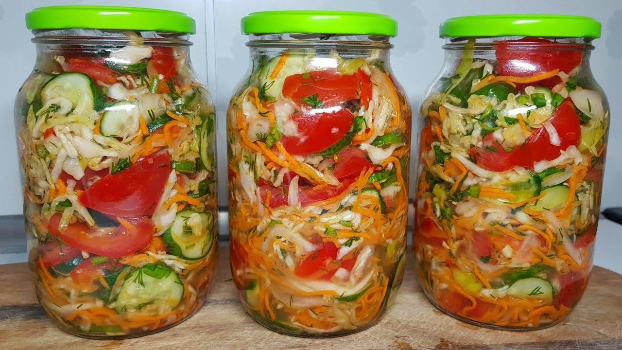Овощной салат (заготвка на зиму) | Проект Роспотребнадзора «Здоровое питание»