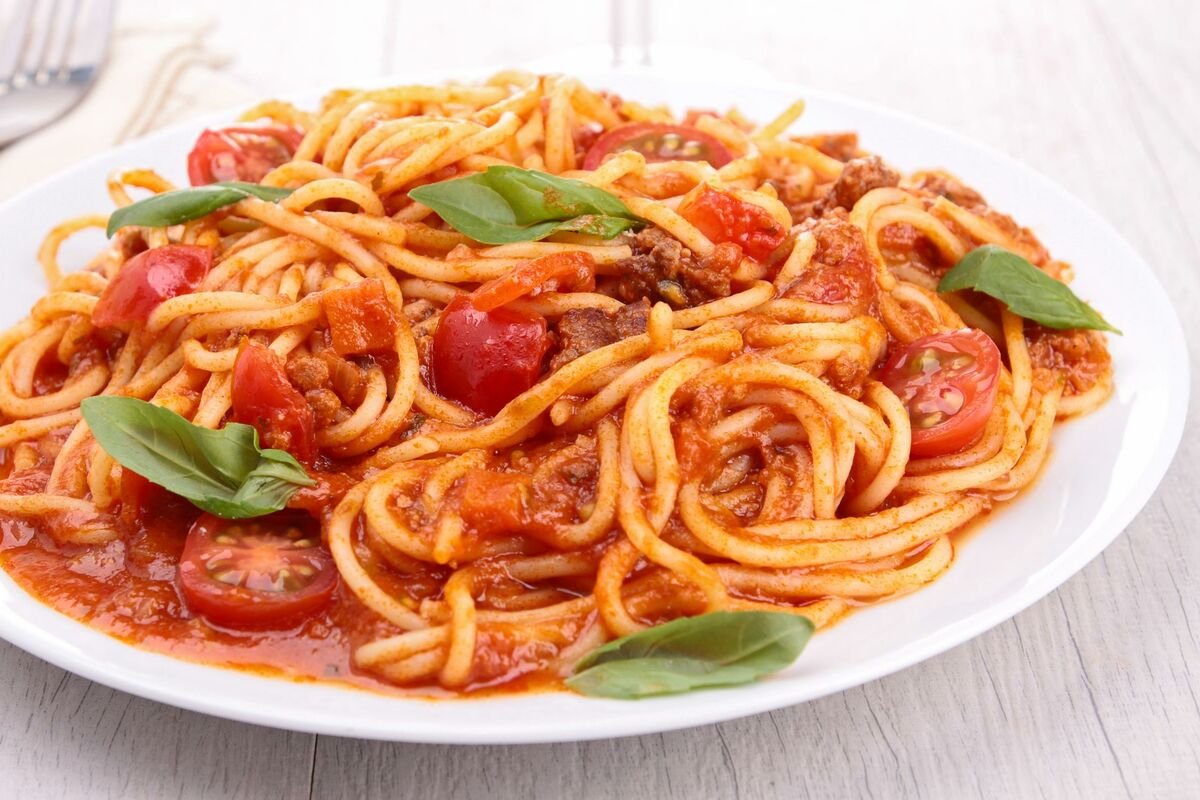 Томатная итальянская паста для спагетти