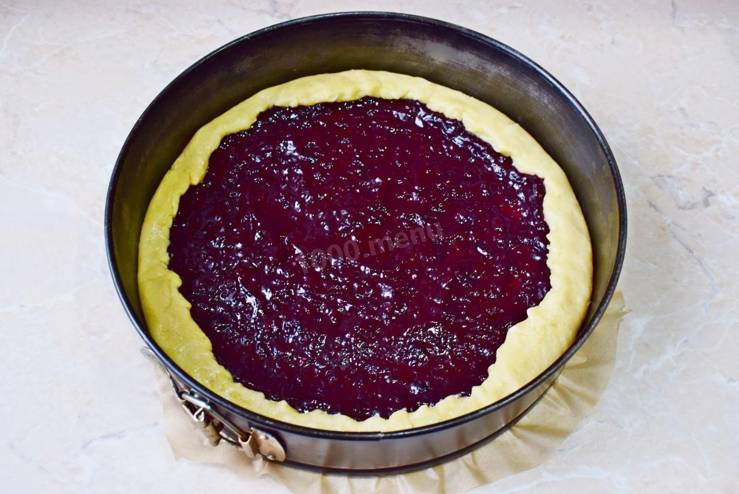 Рецепт кучерявого пирога с вареньем пошаговый рецепт с фото