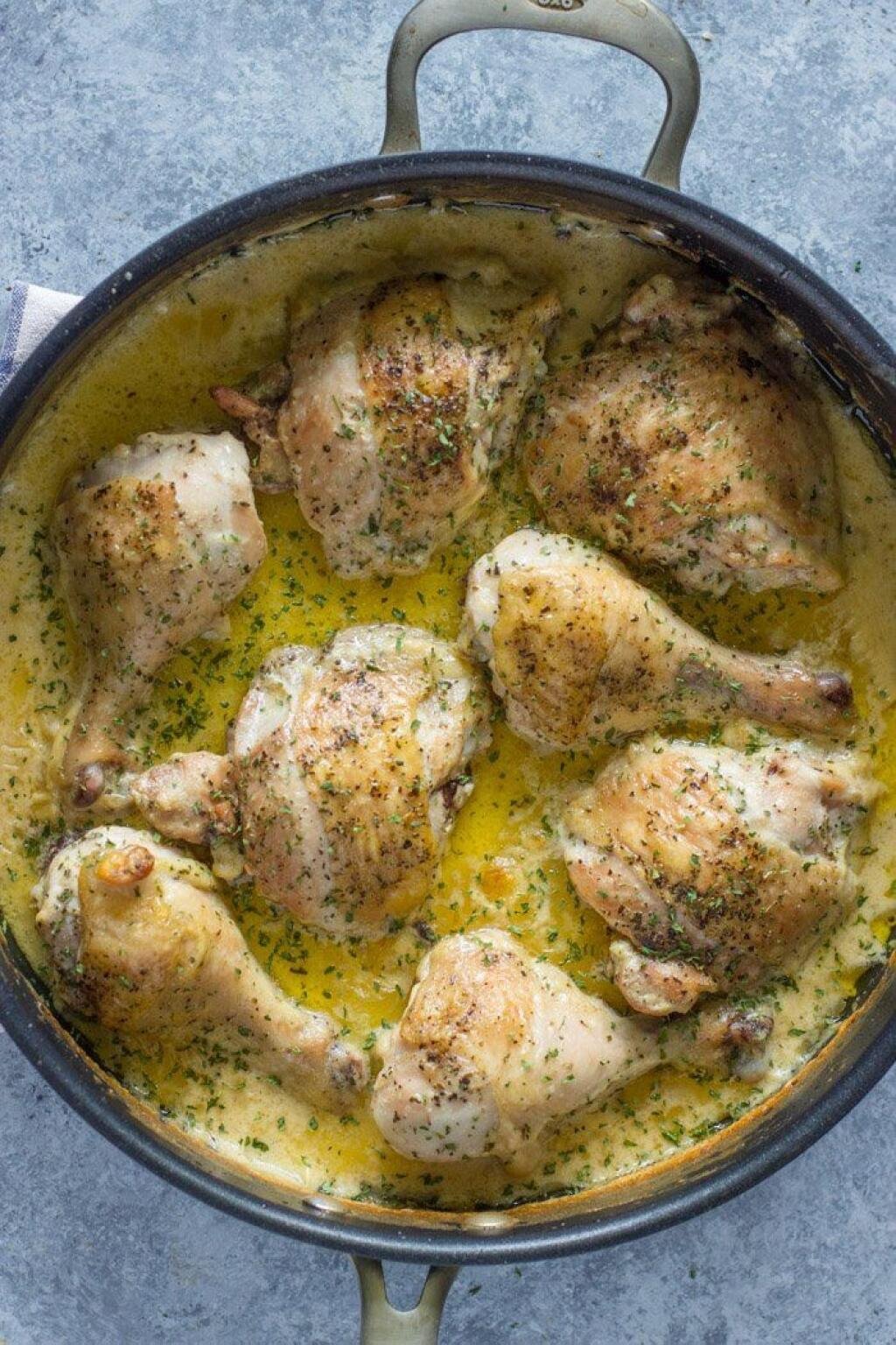фото курицы на сковороде