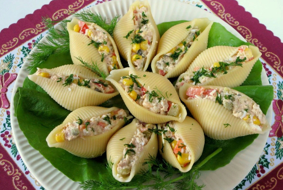 Конкильони фаршированные