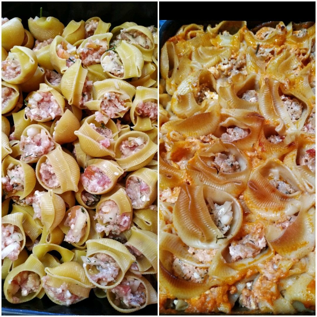 Крупные макароны