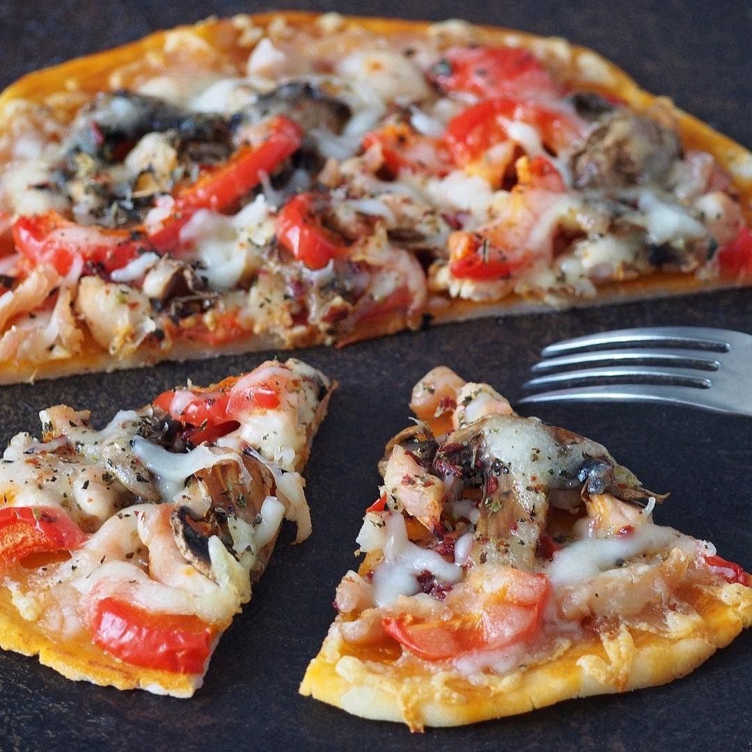 быстрая пицца в духовке с грибами фото 104
