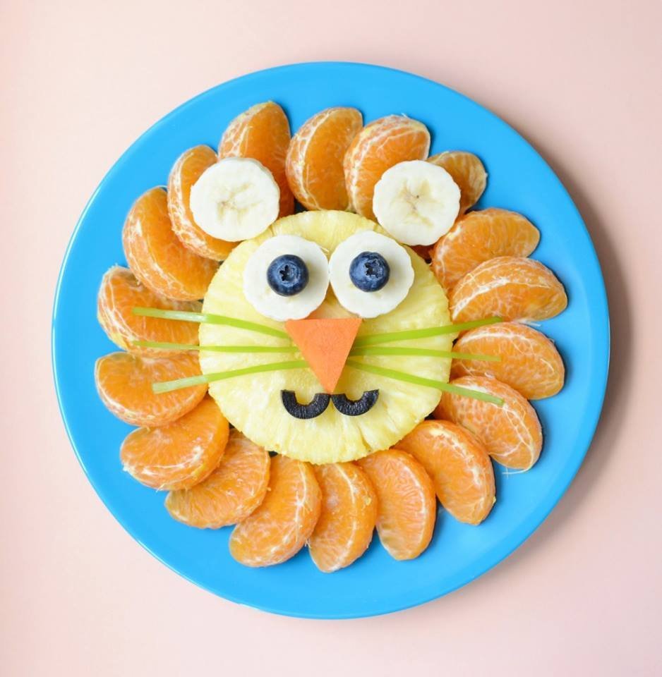 фруктовая тарелка для детей на день рождения