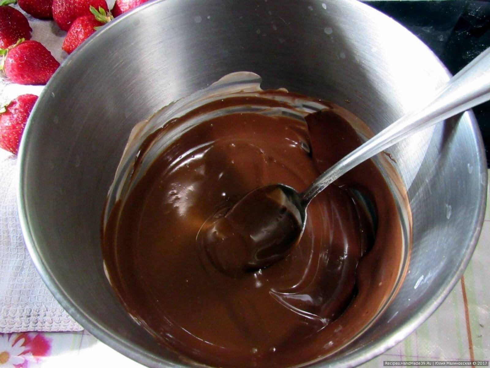 Шоколадная глазурь из какао и сметаны