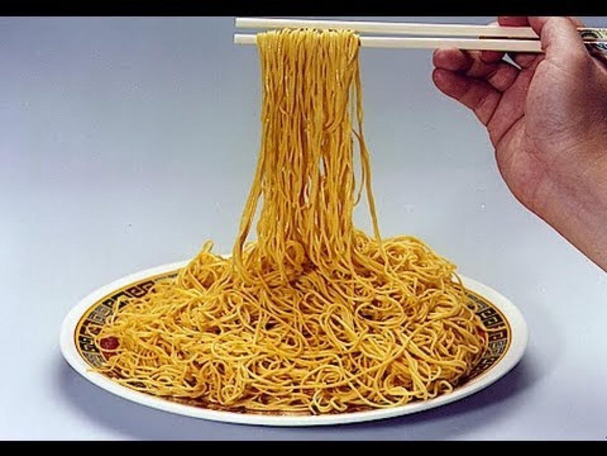 Самые длинные спагетти