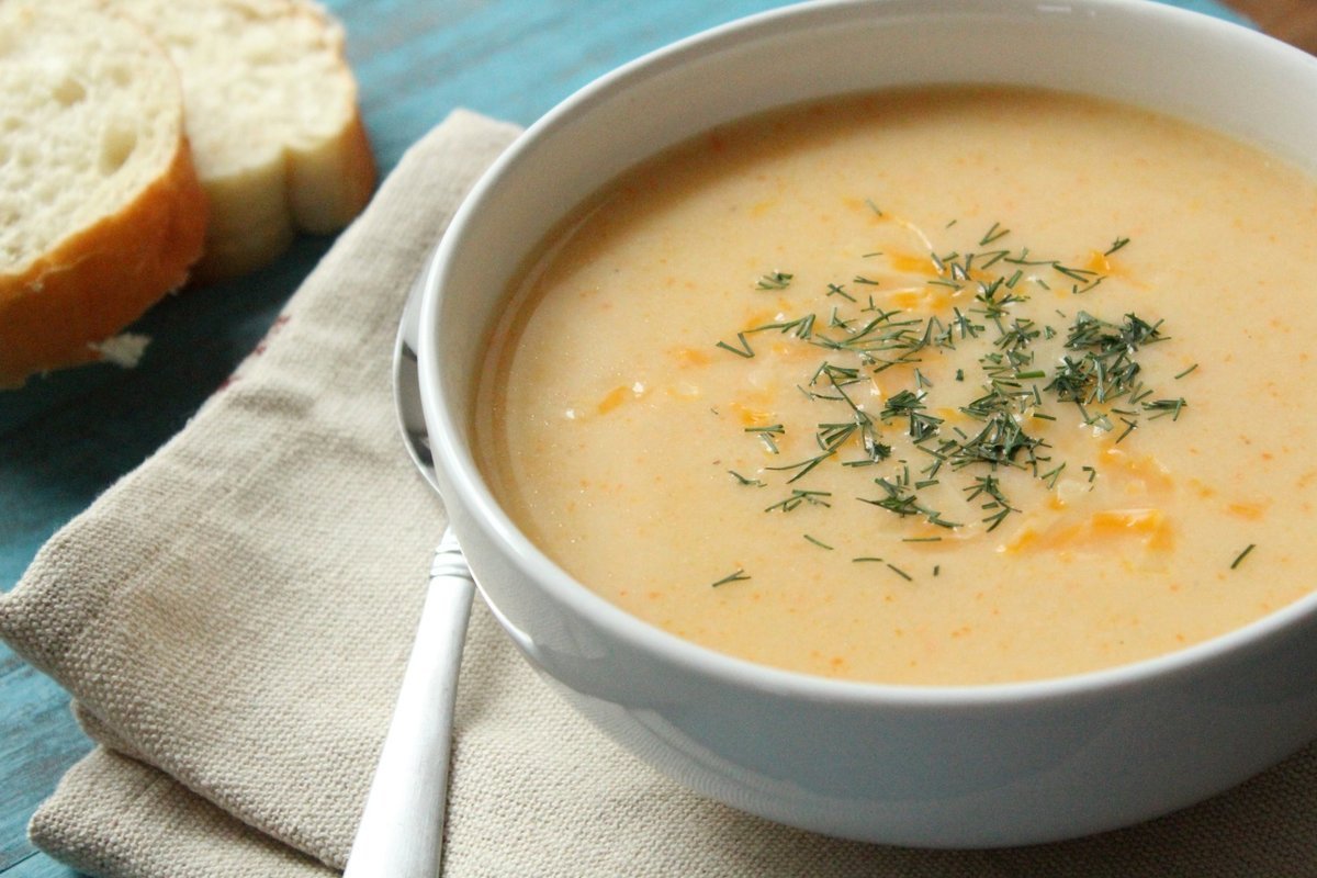 Самый вкусный сырный суп