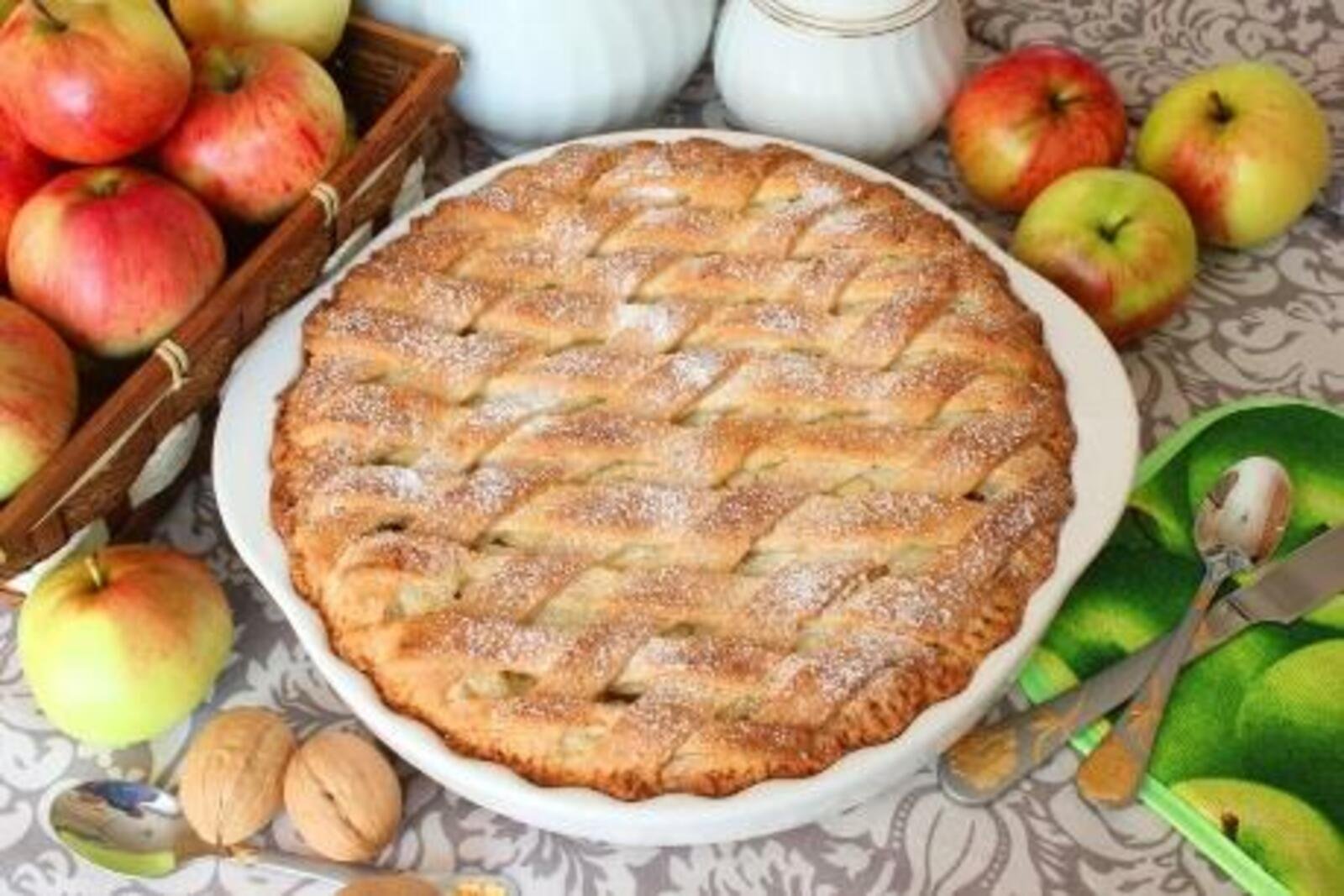 Сдобный Яблочный Пирог
