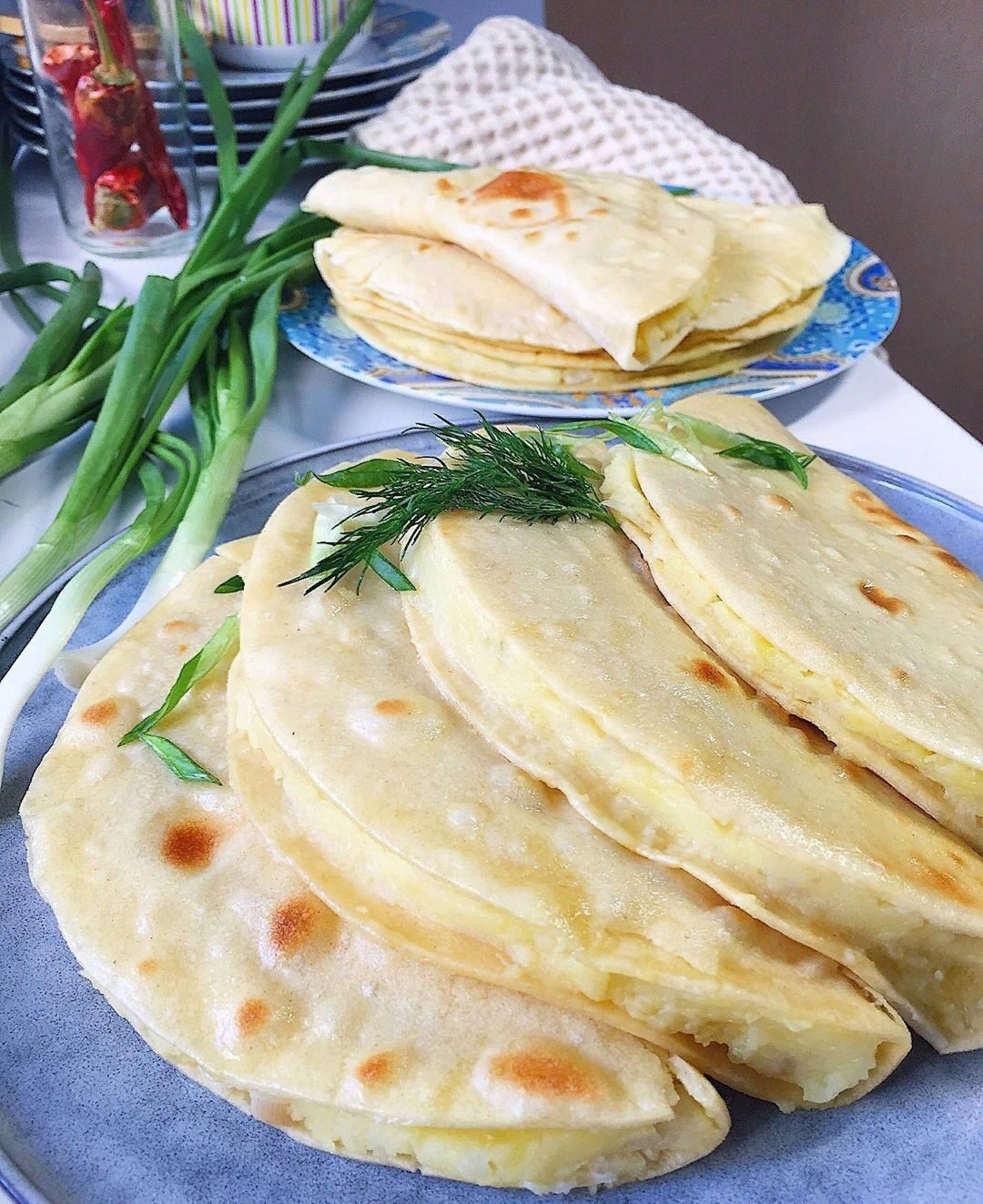 Татарское национальное блюдо кыстыбый