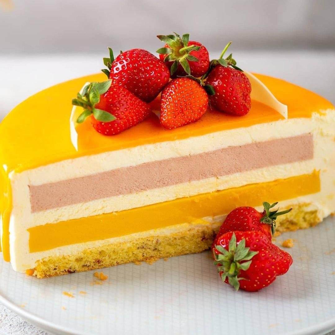 Муссовый торт с манго