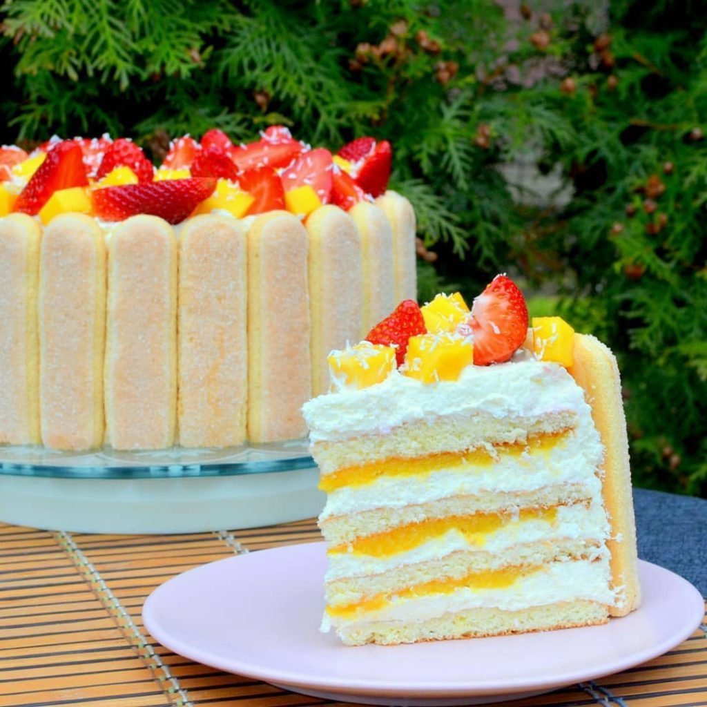 Ганаш из манго и белого шоколада