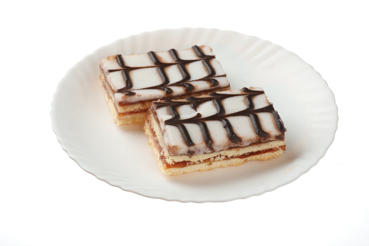 Пирожное песочное «полоска с повидлом»