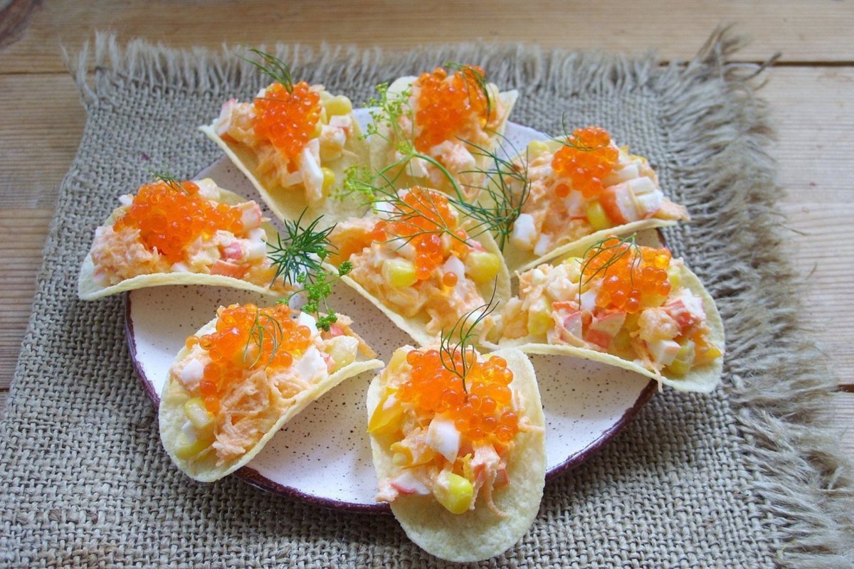 Красивые закуски на праздничный стол