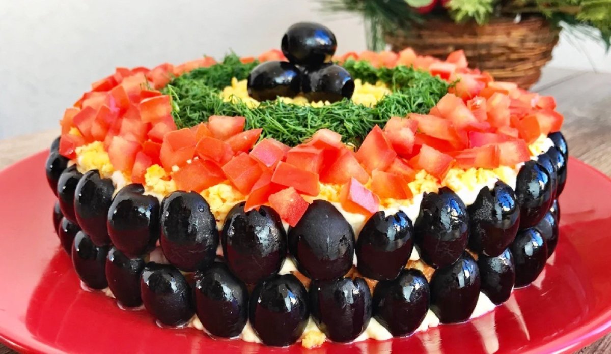 Закуска павлиний хвост