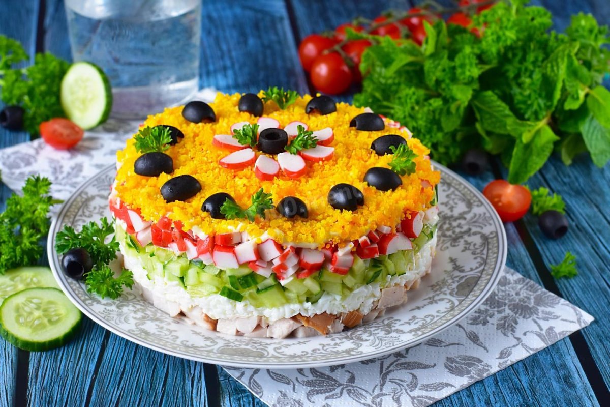 Салаты для праздничного стола